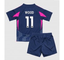 Nottingham Forest Chris Wood #11 Koszulka Wyjazdowa dzieci 2024-25 Krótki Rękaw (+ krótkie spodenki)